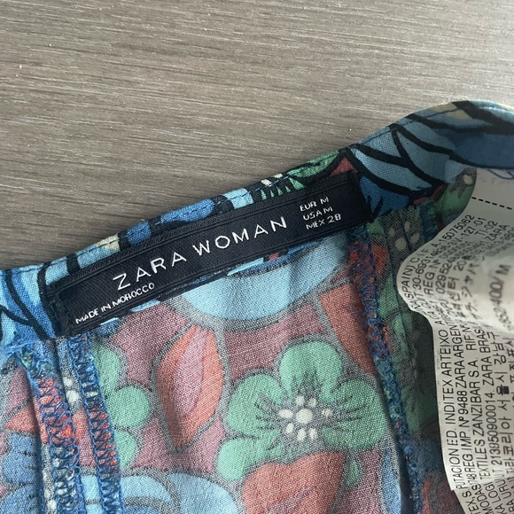 ZARA summer print mini skirt size M/28 - Picture 5 of 5